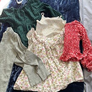 Bundle of girls tops.